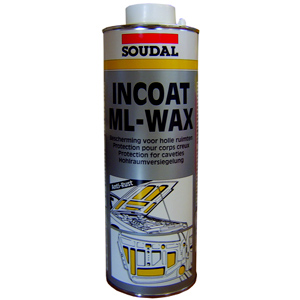 INCOAT ML-WAX (CORPS CREUX) TRANSPARENT 1L