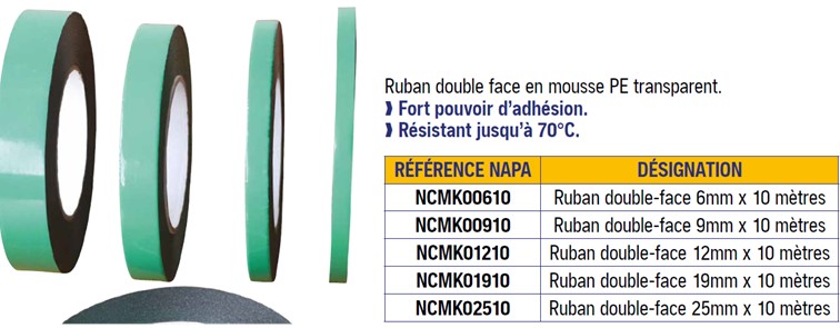 RLX RUBAN DOUBLE FACE 9MMX10M